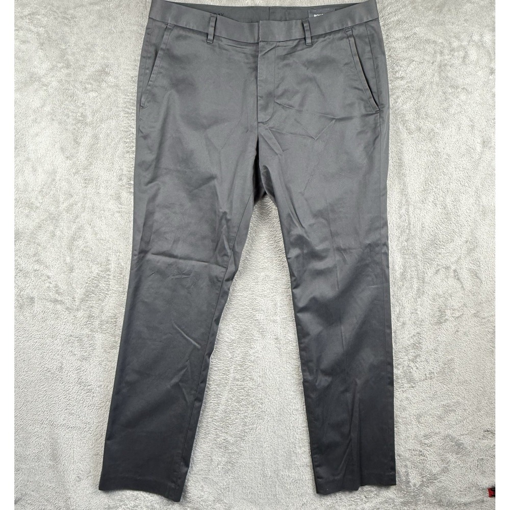 Bonobos Weekday Warriors Dress Pants Mens 35x32‎ Friday Steel Slim Fit Office